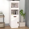 Image de 820153 vidaXL Buffet haut Blanc 34x40x108 5 cm Bois massif de pin
