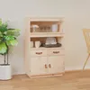 Image de vidaXL Buffet haut 67x40x1085 cm Bois massif de pin 820157