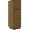 Image de Buffet Haut Marron Miel 34x40x108,5 Cm Bois Massif De Pin Vidaxl