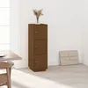Image de 820170 vidaXL Buffet haut Marron miel 34x40x1085 cm Bois massif de pin