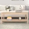 Image de vidaXL Table basse 110x55x45 cm Bois massif de pin 822272