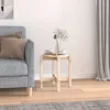 Image de Table Basse Ø 42,5x45 Cm Bois Massif De Pin Vidaxl