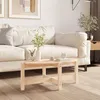 Image de vidaXL Table basse 87x48x35 cm Bois massif de pin 822322