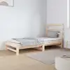 Image de Lit Coulissant Sans Matelas 2x(90x190) Cm Vidaxl