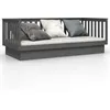 Image de Lit De Jour Sans Matelas Gris 80x200 Cm Bois De Pin Massif Vidaxl