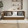 Image de Lit De Jour Sans Matelas Marron Miel 100x200 Cm Bois Pin Massif Vidaxl