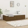 Image de Lit De Jour Sans Matelas Marron Miel 90x200 Cm Bois Pin Massif Vidaxl
