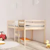 Image de Lit Haut Sans Matelas 90x190 Cm Bois De Pin Massif Vidaxl