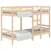 Image de Lit Superposé Sans Matelas 90x200 Cm Bois De Pin Massif Vidaxl