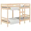 Image de Vidaxl lit superposé sans matelas 90x200 cm bois de pin massif