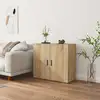 Image de Buffet Chêne Sonoma 80x33x70 Cm Bois D'ingénierie Vidaxl