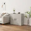 Image de Buffet Gris Béton 80x33x70 Cm Bois D'ingénierie Vidaxl