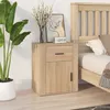 Image de Table De Chevet Chêne Sonoma 50x36x60 Cm Bois D'ingénierie Vidaxl