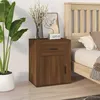 Image de Table De Chevet Chêne Marron 50x36x60 Cm Bois D'ingénierie Vidaxl