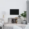 Image de Meuble Tv Sonoma Gris 100x35x40 Cm Bois D'ingénierie Vidaxl