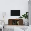 Image de Meuble Tv Chêne Marron 100x35x40 Cm Bois D'ingénierie Vidaxl