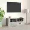 Image de Meuble Tv Gris Béton 100x35x40 Cm Bois D'ingénierie Vidaxl