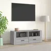 Image de Meuble Tv Sonoma Gris 100x35x40 Cm Bois D'ingénierie Vidaxl