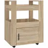 Image de Chariot De Cuisine Chêne Sonoma 60x45x80 Cm Bois D'ingénierie Vidaxl
