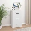Image de Buffet Blanc 40x33x70 Cm Bois D'ingénierie Vidaxl