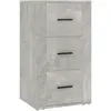 Image de Buffet Gris Béton 40x33x70 Cm Bois D'ingénierie Vidaxl