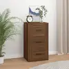 Image de Buffet Chêne Marron 40x33x70 Cm Bois D'ingénierie Vidaxl