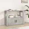 Image de Buffet Gris Béton 80x30x60 Cm Bois D'ingénierie Vidaxl