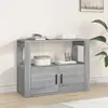 Image de Buffet Sonoma Gris 80x30x60 Cm Bois D'ingénierie Vidaxl