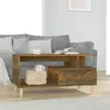 Image de vidaXL Table basse Chêne fumé 90x49x45 cm Bois dingénierie 819617
