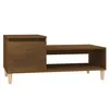 Image de Table Basse Chêne Marron 100x50x45 Cm Bois D'ingénierie Vidaxl