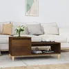 Image de vidaXL Table basse Chêne marron 100x50x45 cm Bois dingénierie 821131