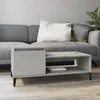 Image de vidaXL Table basse Gris béton 100x50x45 cm Bois dingénierie 821136