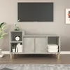 Image de Meuble Tv Gris Béton 100x35x55 Cm Bois D'ingénierie Vidaxl