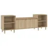 Image de Meuble Tv Chêne Sonoma 160x35x55 Cm Bois D'ingénierie Vidaxl