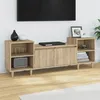 Image de 821191 vidaXL Meuble TV Chêne sonoma 160x35x55 cm Bois dingénierie
