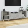 Image de Meuble Tv Gris Béton 160x35x55 Cm Bois D'ingénierie Vidaxl