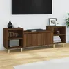 Image de Meuble Tv Chêne Marron 160x35x55 Cm Bois D'ingénierie Vidaxl