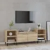 Image de Meuble Tv Chêne Sonoma 160x35x55 Cm Bois D'ingénierie Vidaxl