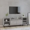 Image de Meuble Tv Sonoma Gris 160x35x55 Cm Bois D'ingénierie Vidaxl