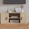 Image de Meuble Tv Chêne Sonoma 100x35x40 Cm Bois D'ingénierie Vidaxl