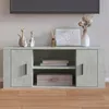 Image de 823095 vidaXL Meuble TV Gris béton 100x35x40 cm Bois dingénierie