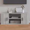 Image de Meuble Tv Sonoma Gris 100x35x40 Cm Bois D'ingénierie Vidaxl