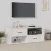 Image de 823099 vidaXL Meuble TV Blanc 100x35x40 cm Bois dingénierie