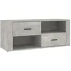 Image de Meuble Tv Gris Béton 100x35x40 Cm Bois D'ingénierie Vidaxl