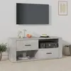 Image de 823103 vidaXL Meuble TV Gris béton 100x35x40 cm Bois dingénierie
