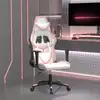Image de Chaise De Jeu Blanc Et Rose Similicuir Vidaxl