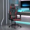 Image de Fauteuil de bureau gaming - VIDAXL - Modèle standard - Similicuir noir/rouge - Accoudoirs réglables - Dossier inclinable