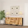 Image de Buffets 3 Pcs Bois De Manguier Brut Vidaxl