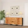 Image de Buffets 3 Pcs Bois D'acacia Solide Vidaxl