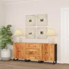 Image de vidaXL Buffets 3 pcs Bois dacacia solide 3143639